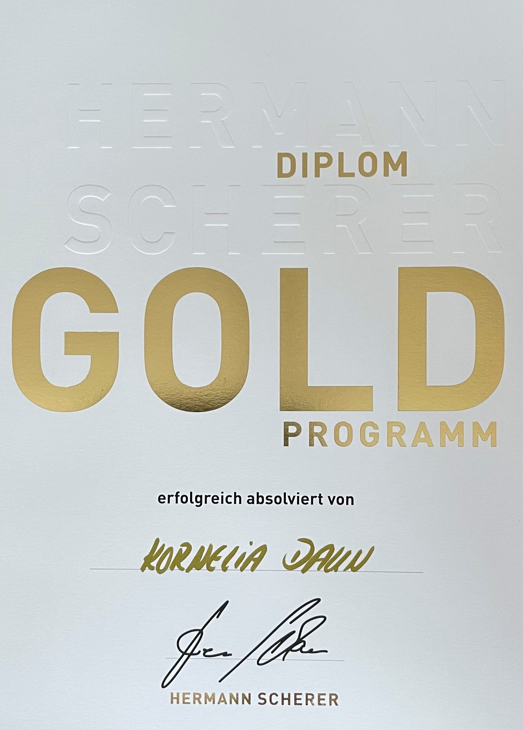 Hermann-Scherer-Gold-Programm